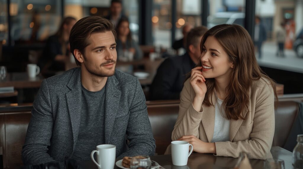Mann reagiert souverän auf freche Bemerkung einer Frau im Café / Beispiel für geheime Tests der Frauen