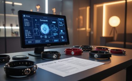 Digitale Halsbandprotokolle im BDSM: Wie Dominas Technik nutzen, um Hingabe zu prüfen