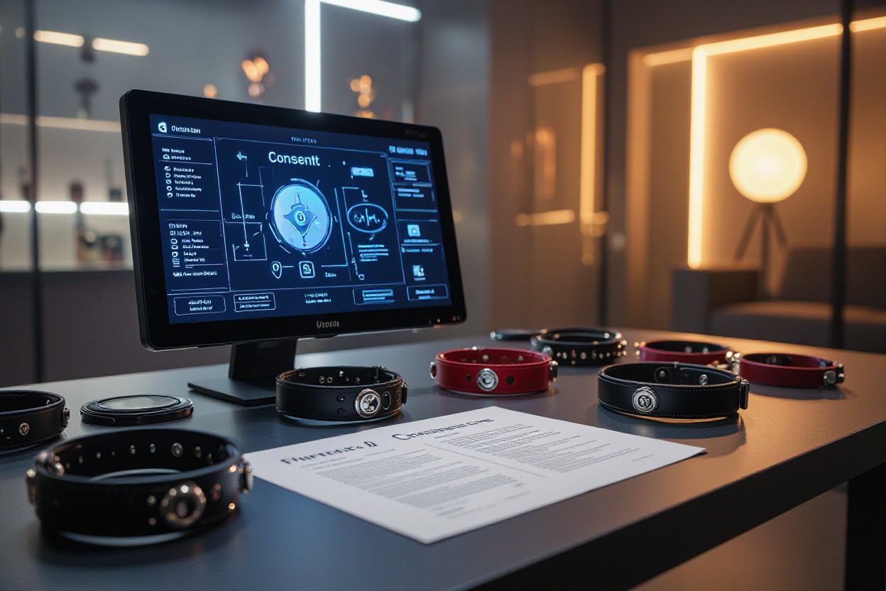 Digitale Halsbandprotokolle im BDSM: Wie Dominas Technik nutzen, um Hingabe zu prüfen