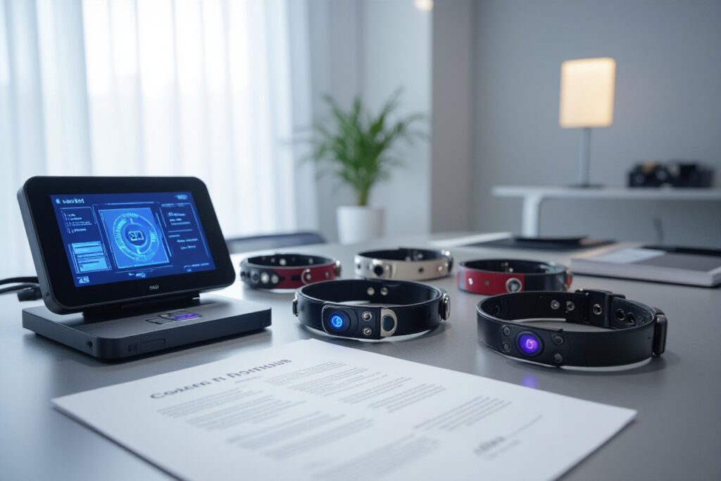 Digitale Halsbandprotokolle im BDSM: Wie Dominas Technik nutzen, um Hingabe zu prüfen