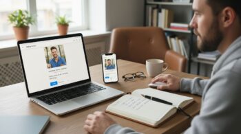 Mann optimiert sein Dating-Profil und bereitet bessere Erstnachrichten vor. Sex-Dating für Männer 2026: So schreibst du deutlich bessere Erstnachrichten
