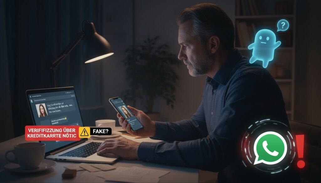 Chat‑Szenario mit Profillügen