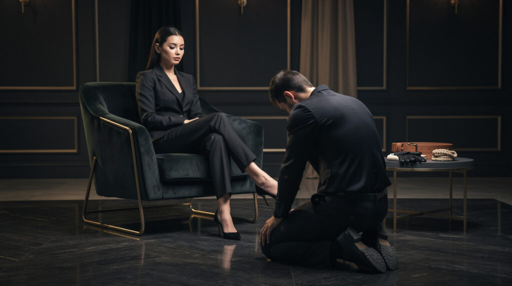 Was das Dienen im BDSM für devote Männer so reizvoll macht 1 Dienen im BDSM: Kontrolle, Gehorsam und männliche Devotion