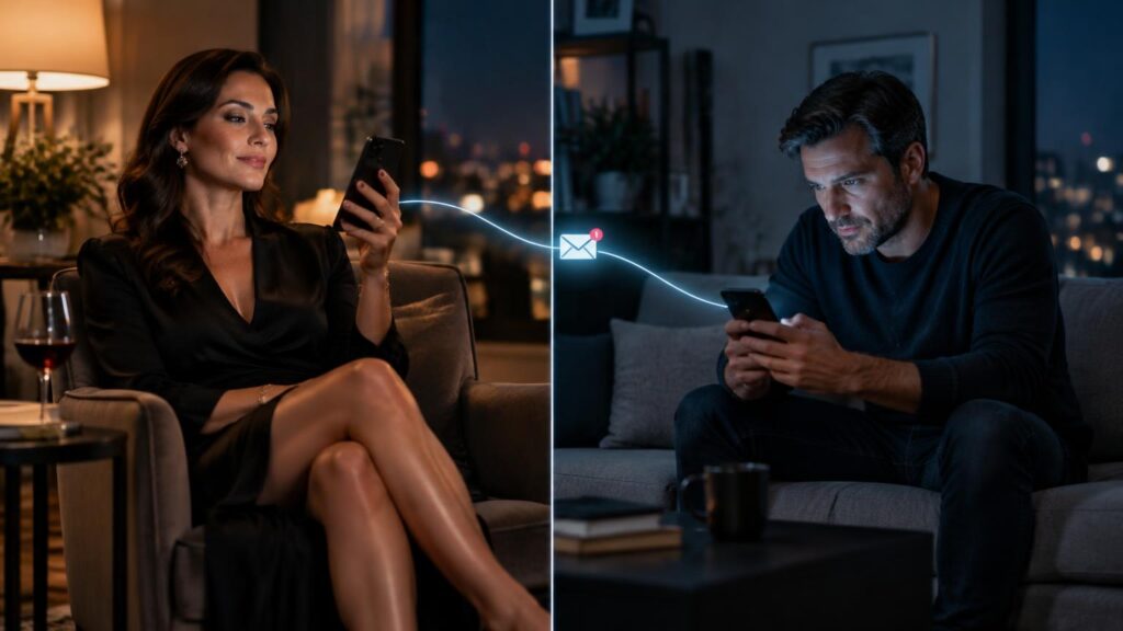 Digitale Herrin führt devote Mann per Smartphone aus der Ferne - Digitale Herrin: So funktioniert Online-Erziehung für devote Männer aus der Ferne